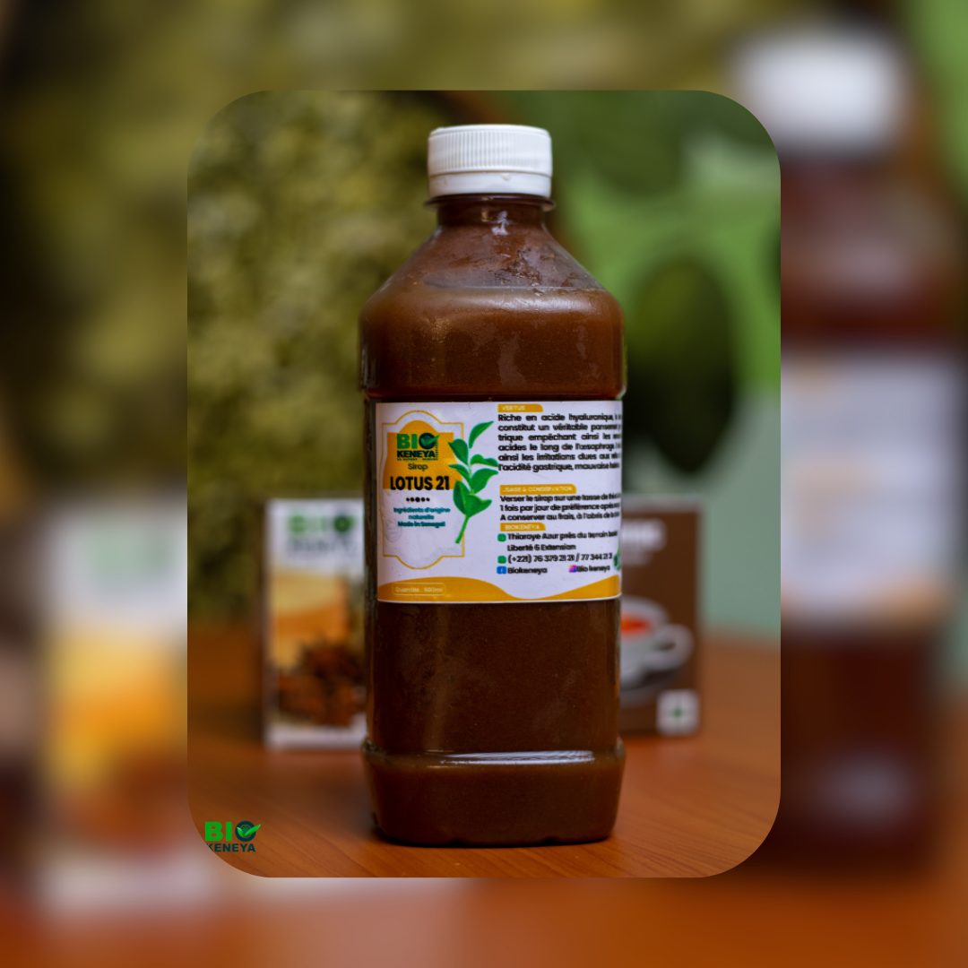 Sirop  Lotus  21– Soulagement Naturel pour les Troubles Digestifs 🌿✨