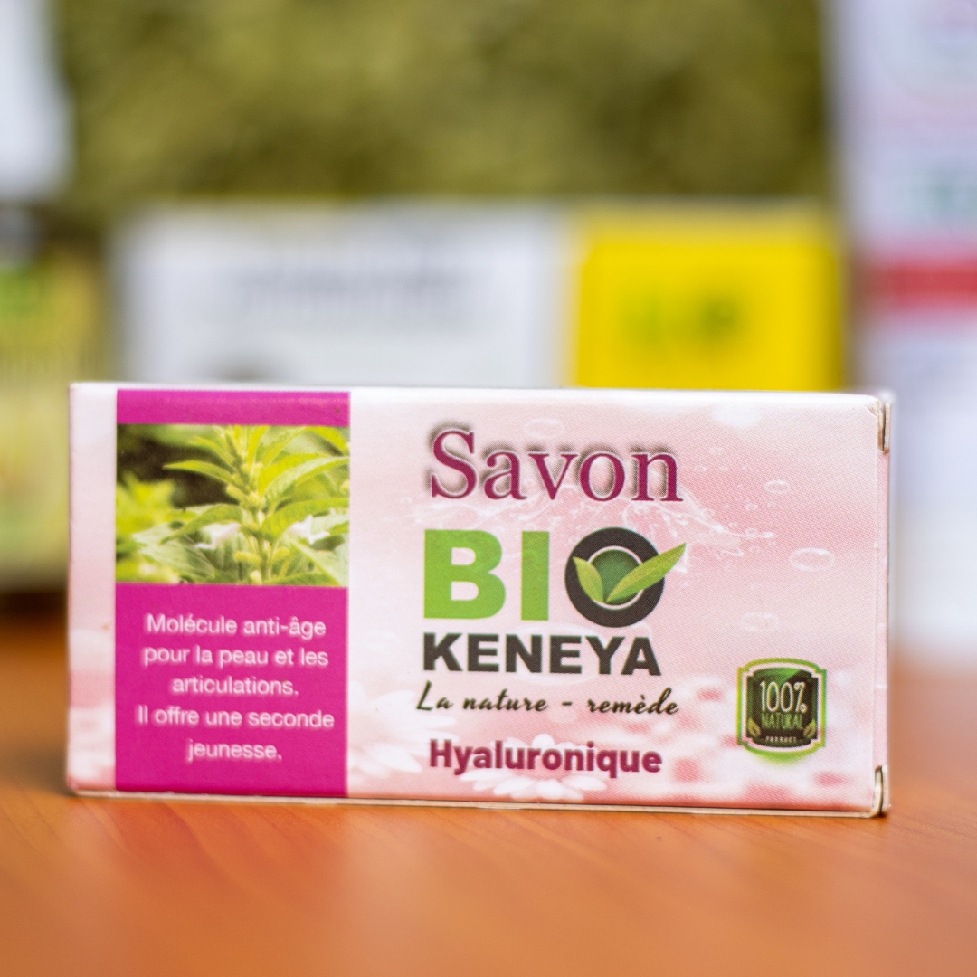 Savon bio-Savon Nettoyant & Rajeunissant à l’Acide Hyaluronique (Rose)